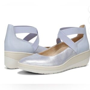 Vionic Ellery Women's Supportive Wedge Shoes Size 6 Silver